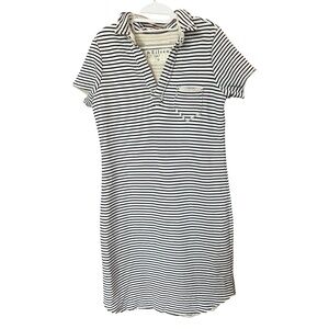 Frank & Eileen NWD Lauren Triple Fleece Dress Navy Stripe Size M